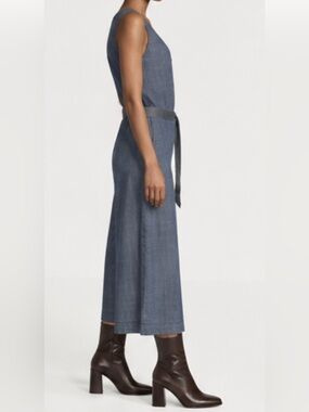 Trina Turk | Chambray Jumpsuit | Size 10 | Like New